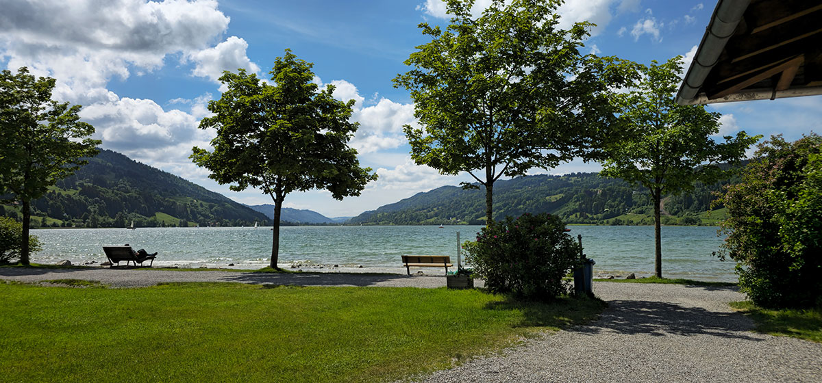 Promenade am Alpsee in Immenstadt