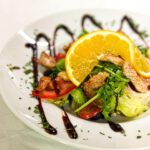 Salat mit Hähnchen